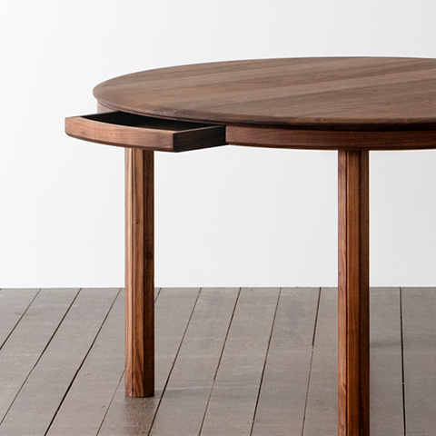 SAJI Dining Table drawer - 広島県府中市・木製家具メーカーの松井